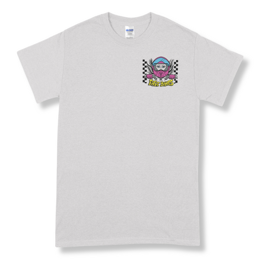 LOOK TWICE TEE - LIGHT GREY