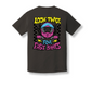 LOOK TWICE TEE - DARK GREY