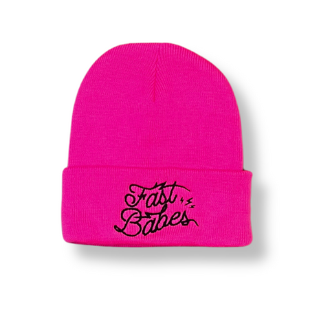Pink Electric Beanie