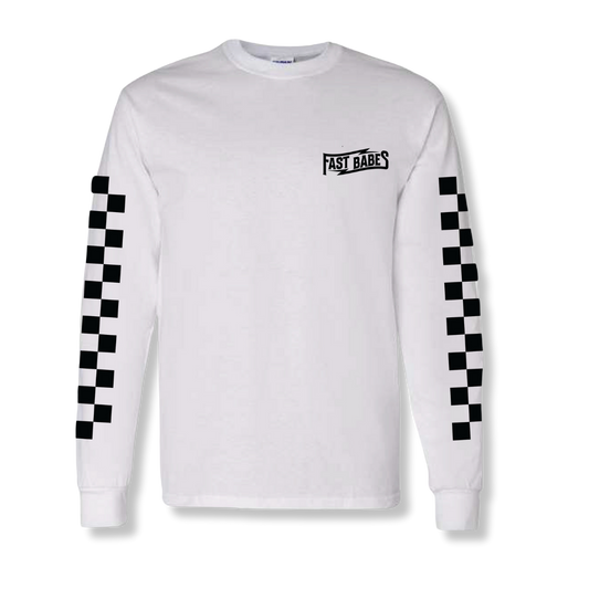 Rowdy Long Sleeve - White